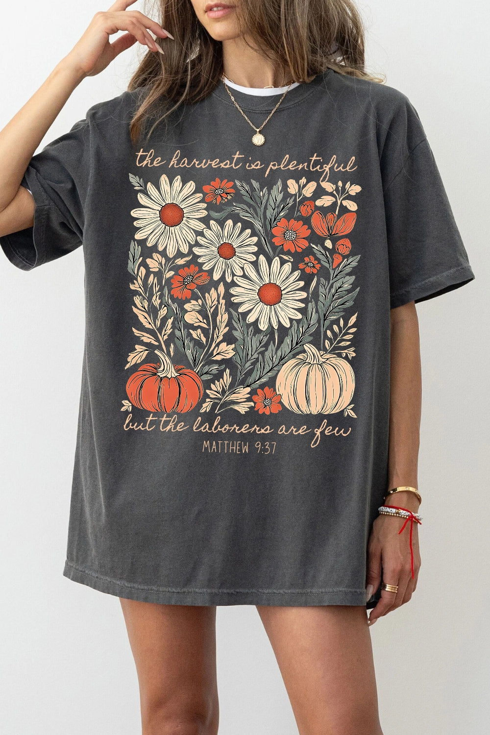 The Harvest Jesus Fall Thanksgiving Tee For Women