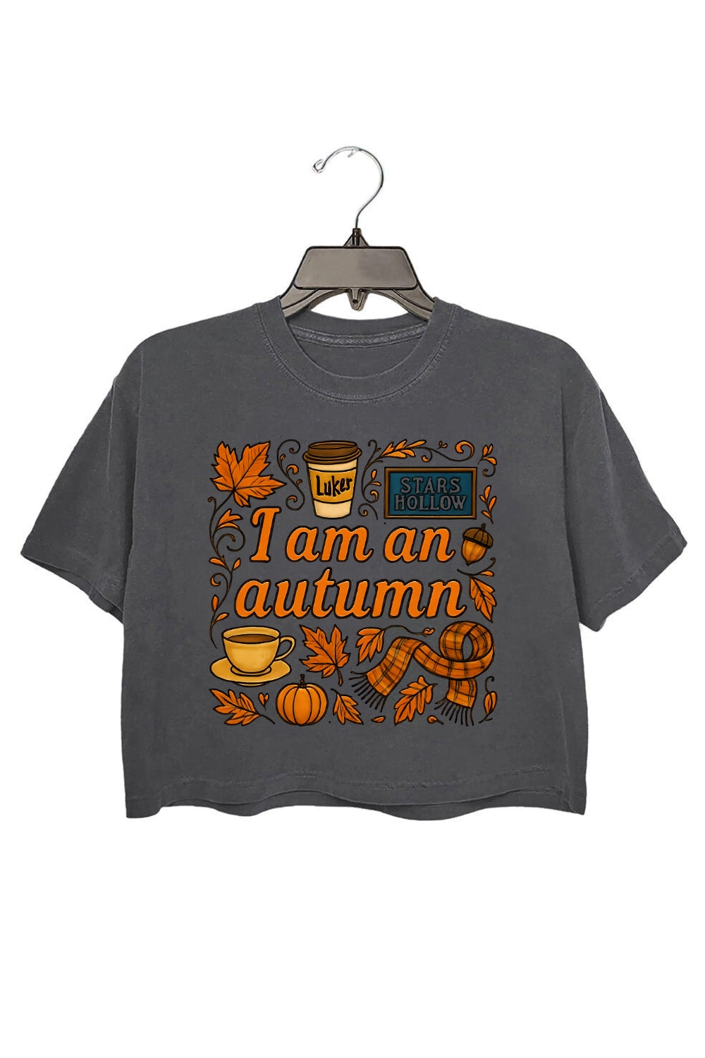 I Am An Autumn Gilmore Girls Crop Top For Women