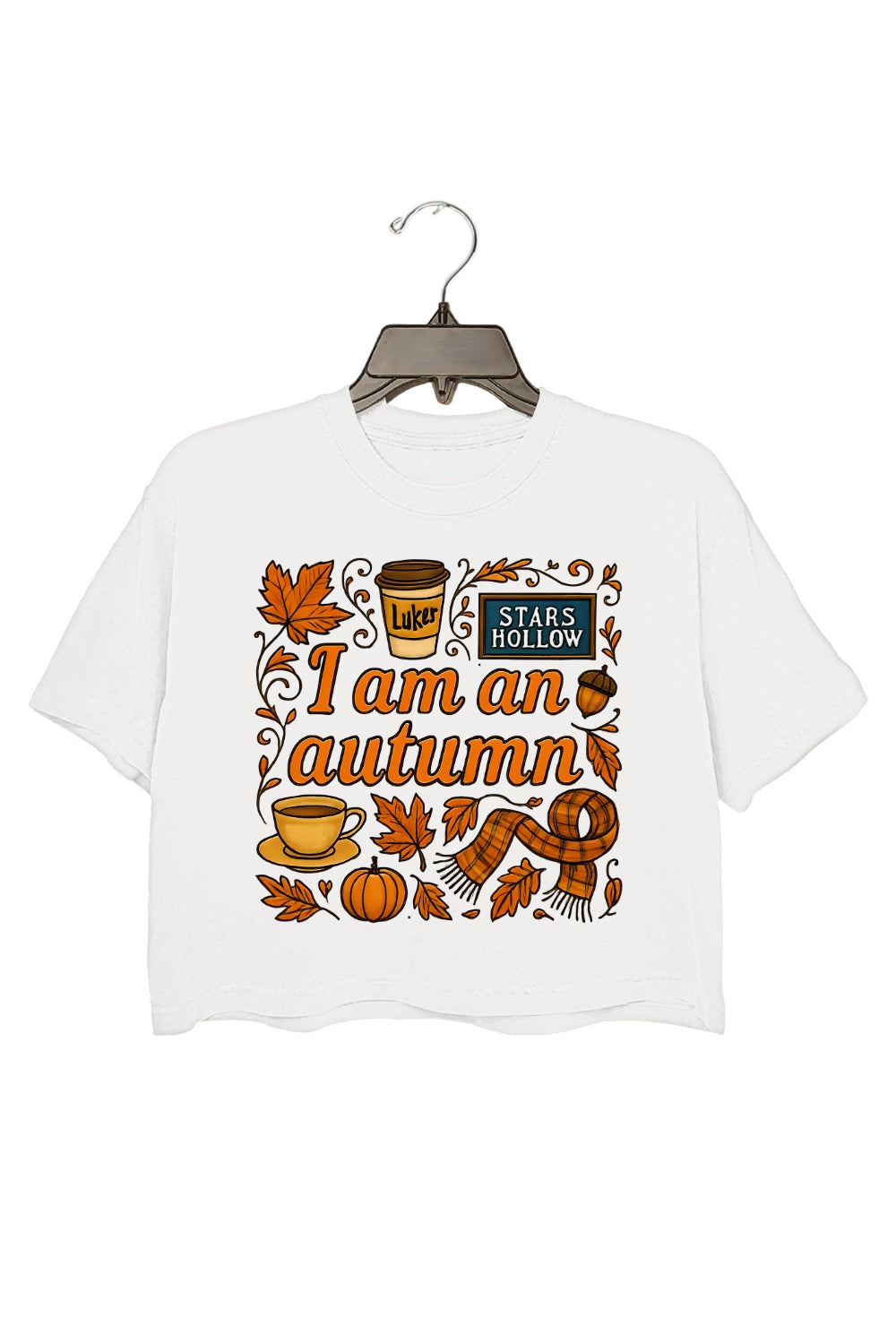 I Am An Autumn Gilmore Girls Crop Top For Women