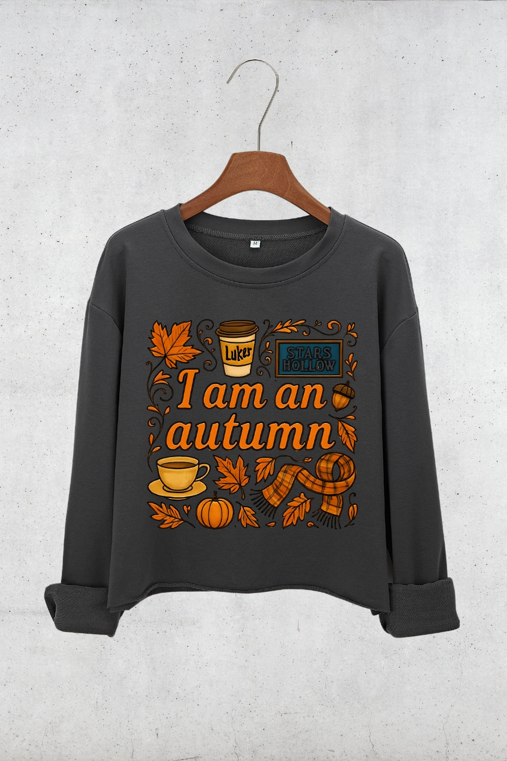 I Am An Autumn Gilmore Girls Crop Sweatshirt For Women