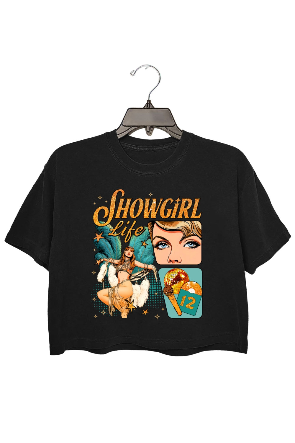 The Life Of Showgirl Swift Crop Top For Women