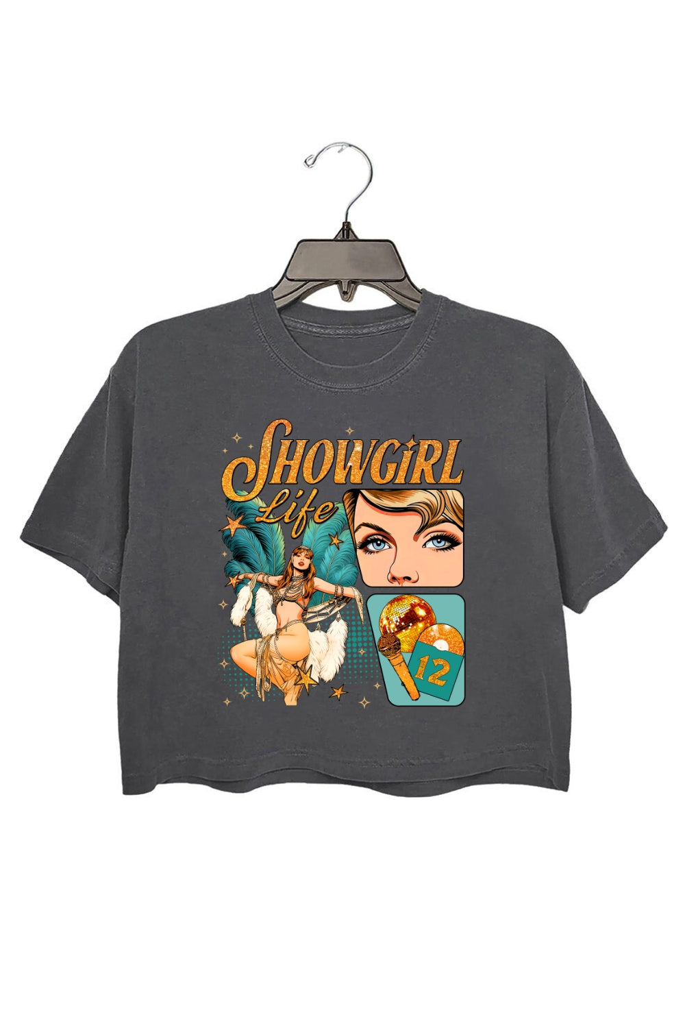 The Life Of Showgirl Swift Crop Top For Women