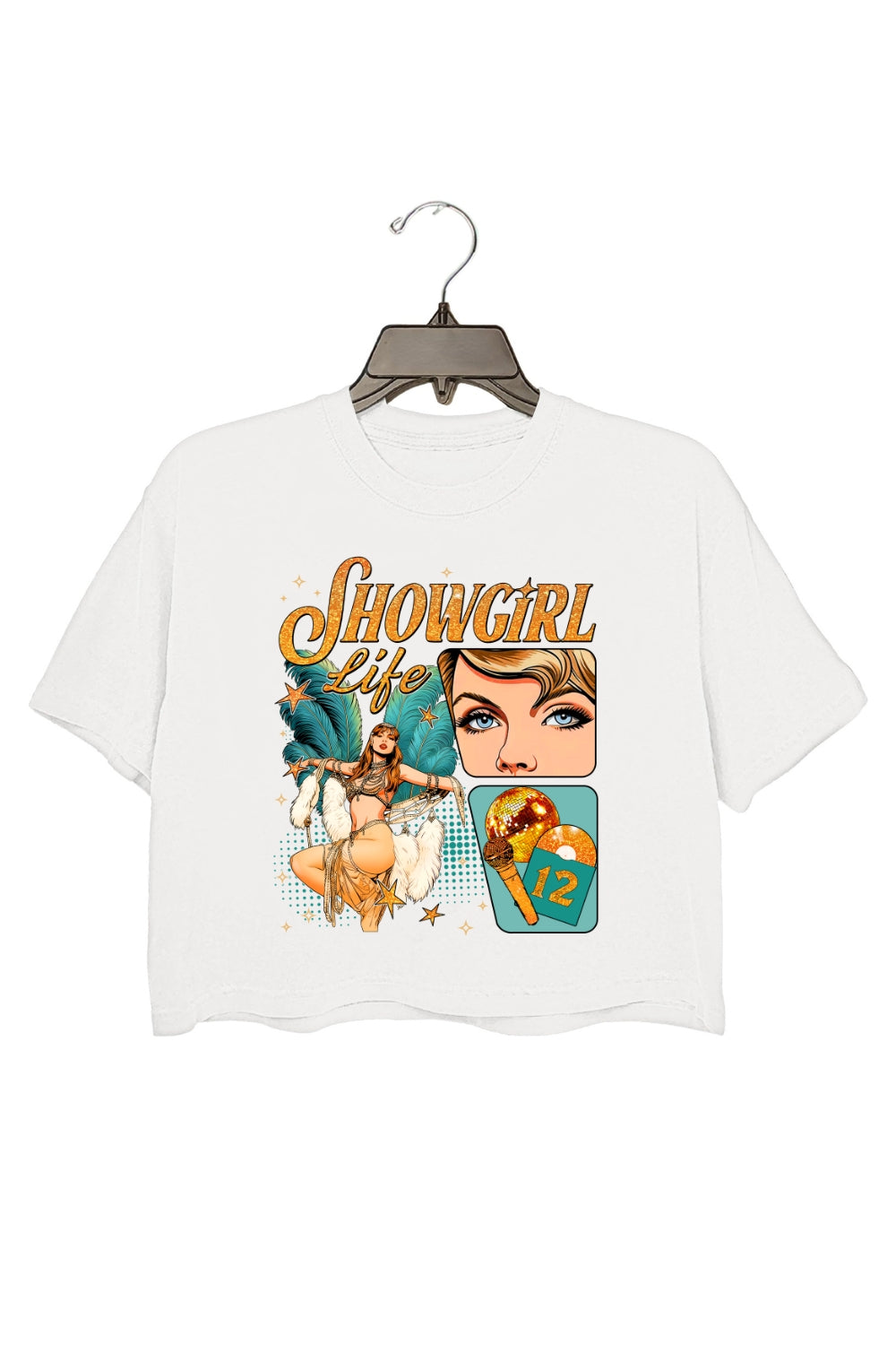 The Life Of Showgirl Swift Crop Top For Women