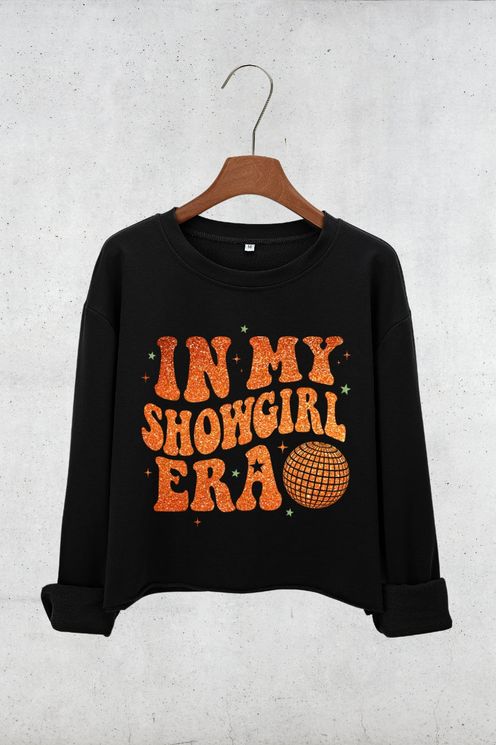 In My Showgirl Era Showgirl Life Crop Sweatshirt For Women