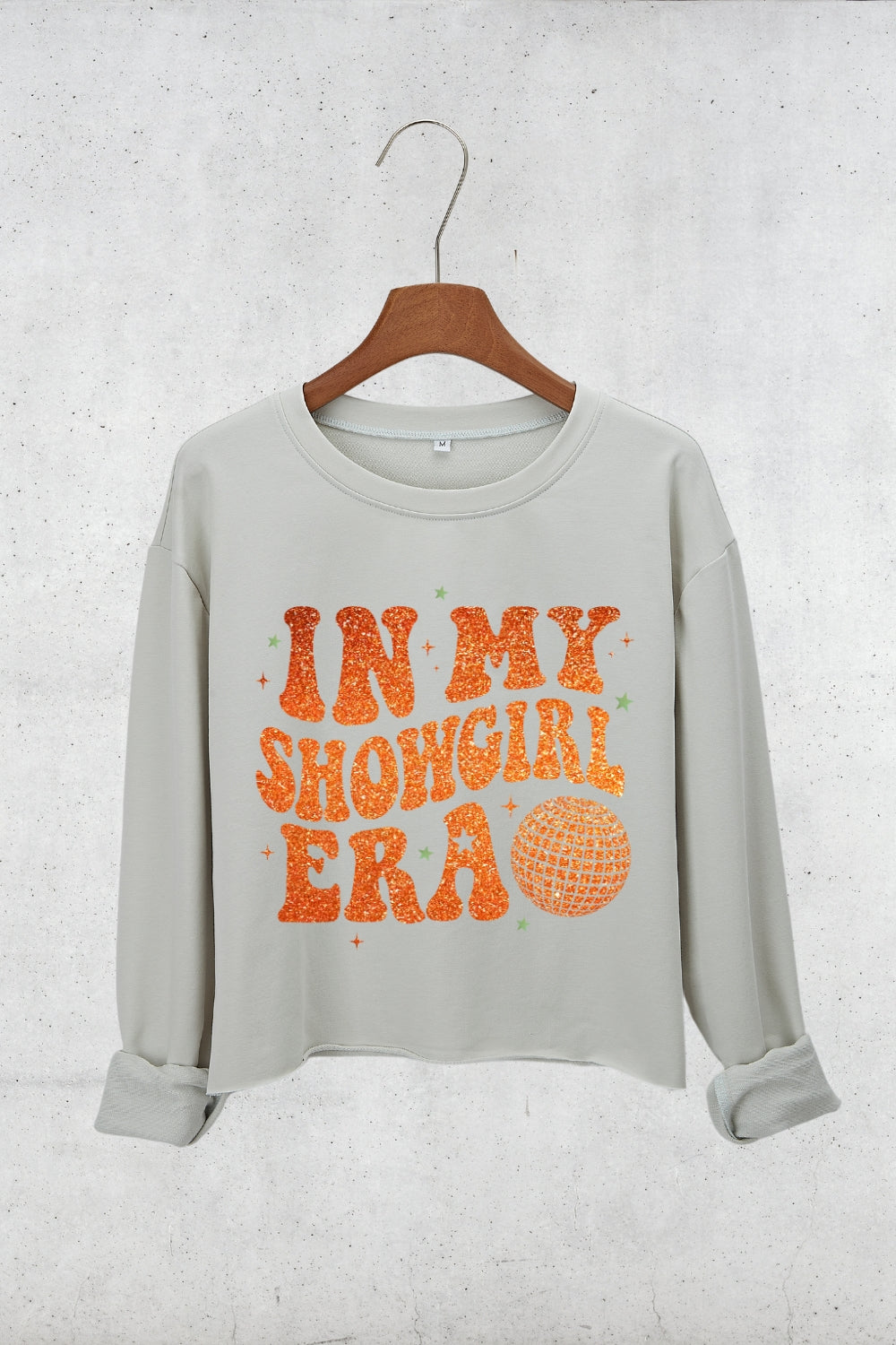 In My Showgirl Era Showgirl Life Crop Sweatshirt For Women