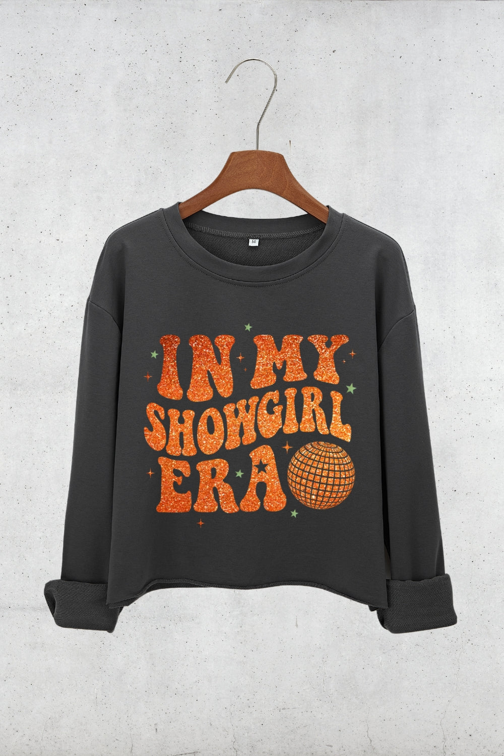 In My Showgirl Era Showgirl Life Crop Sweatshirt For Women