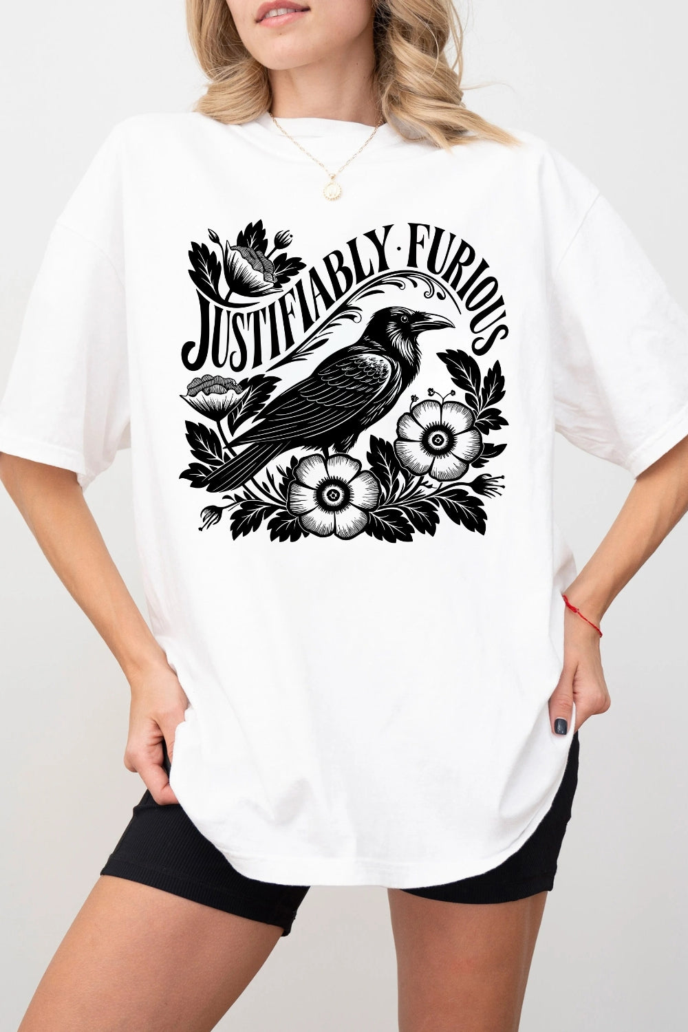 Justifiably Furious Raven Tee For Women