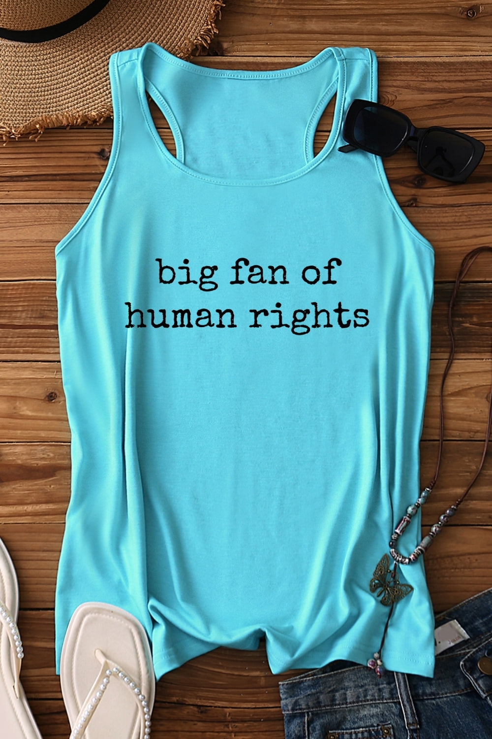 Big Fan Of Human Rights Tank Top For Women
