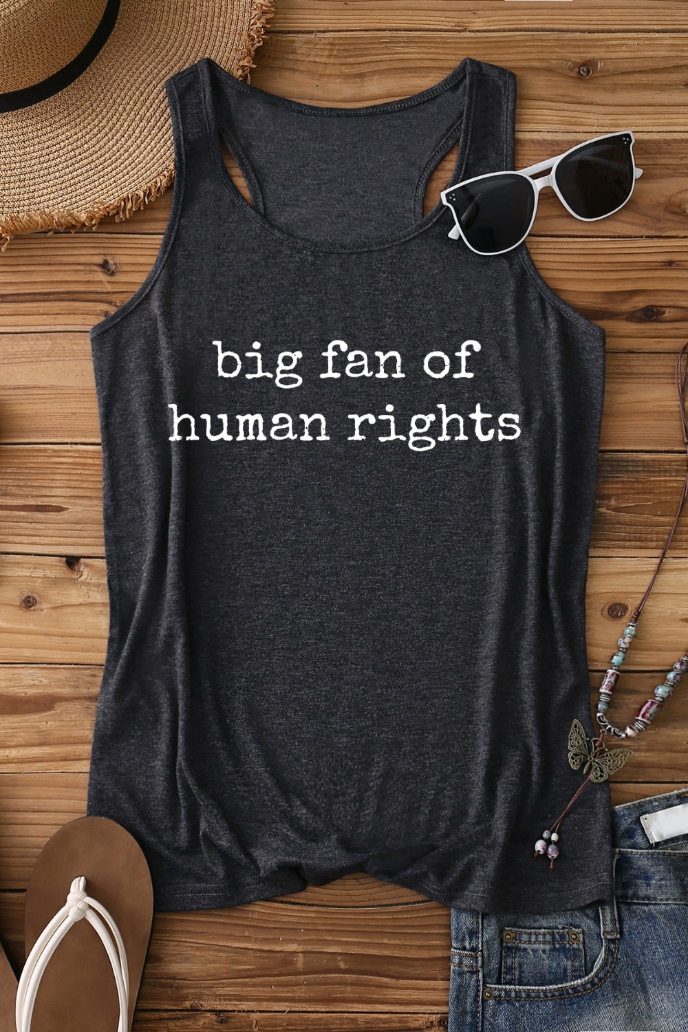 Big Fan Of Human Rights Tank Top For Women