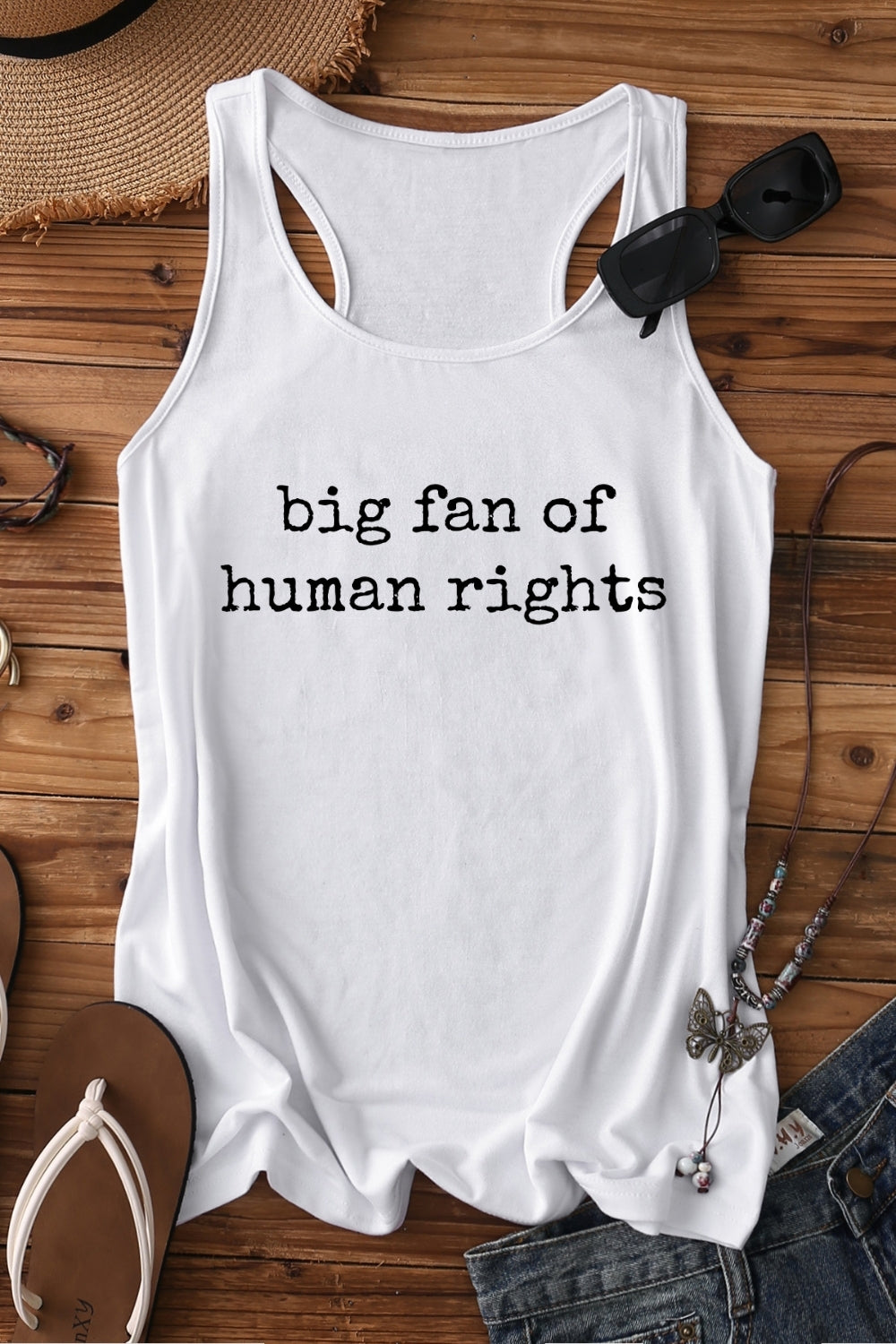 Big Fan Of Human Rights Tank Top For Women