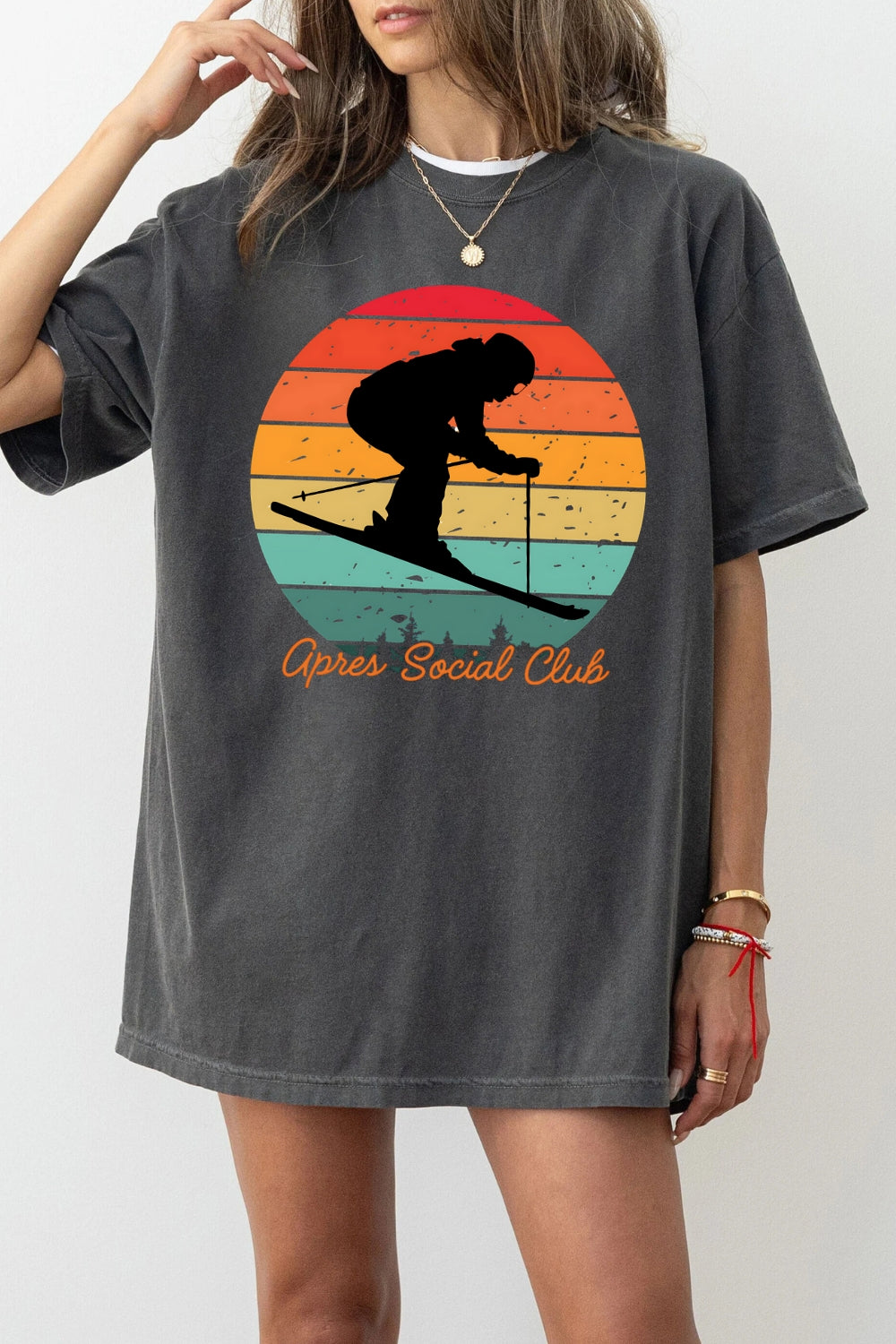 Apres Social Club Lodge Mountain Tee For Women