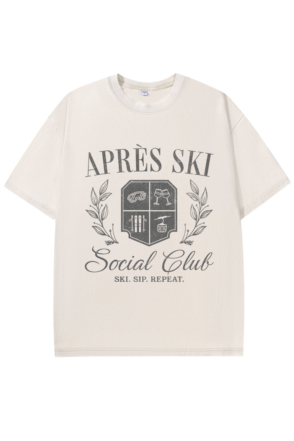 Apres Ski Social Club Vintage Washed Tee
