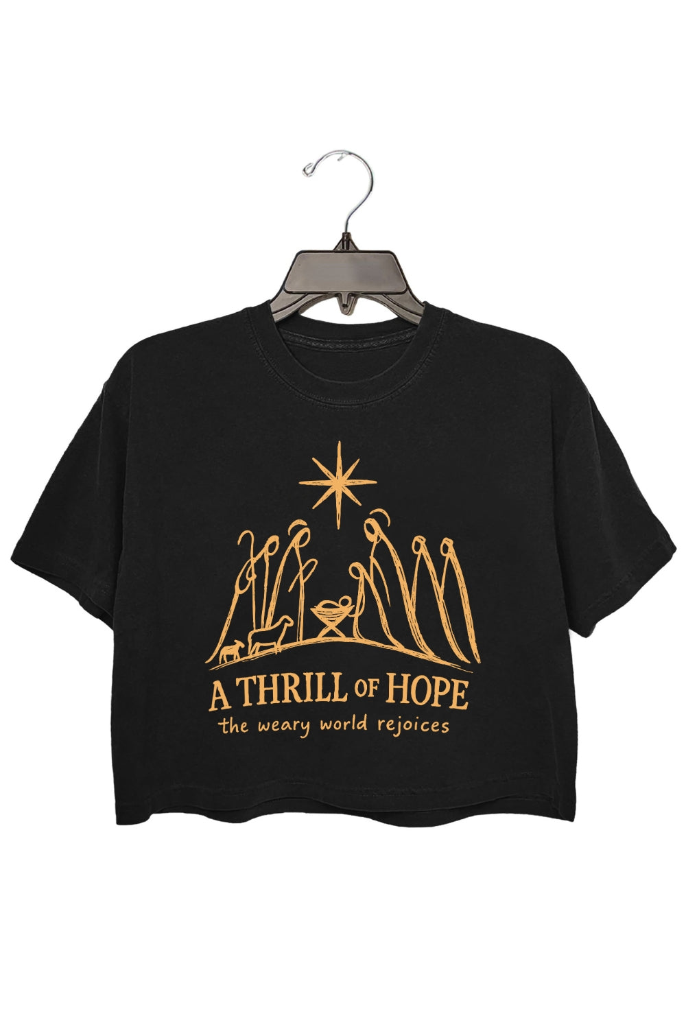 A Thrill Of Hope Cute Crop Top For Women