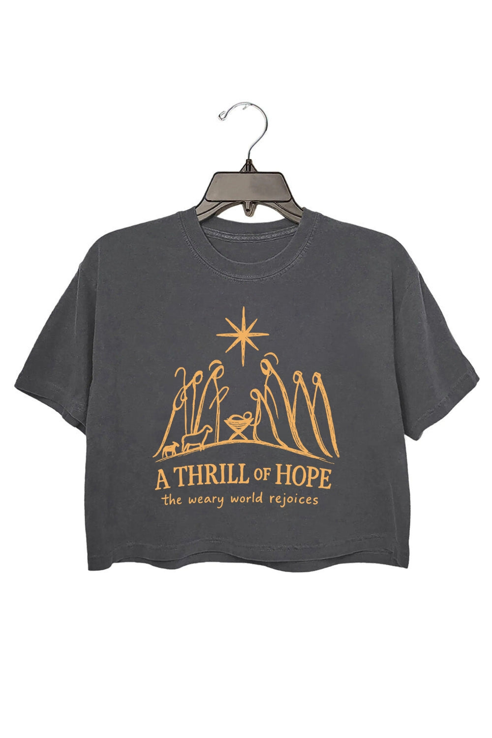 A Thrill Of Hope Cute Crop Top For Women