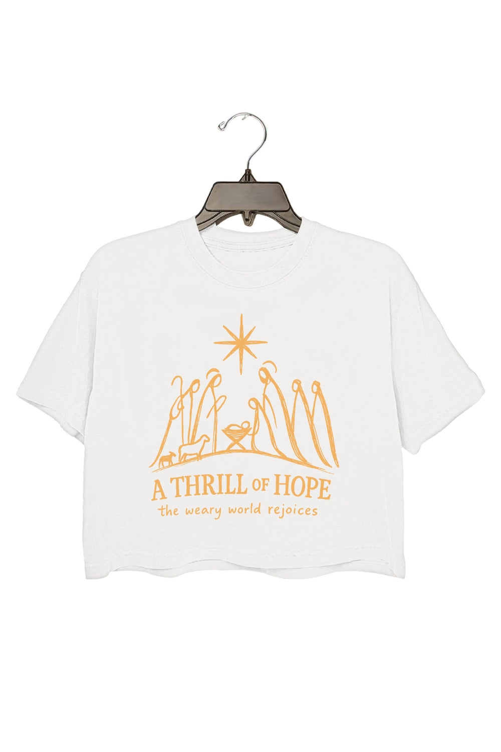 A Thrill Of Hope Cute Crop Top For Women