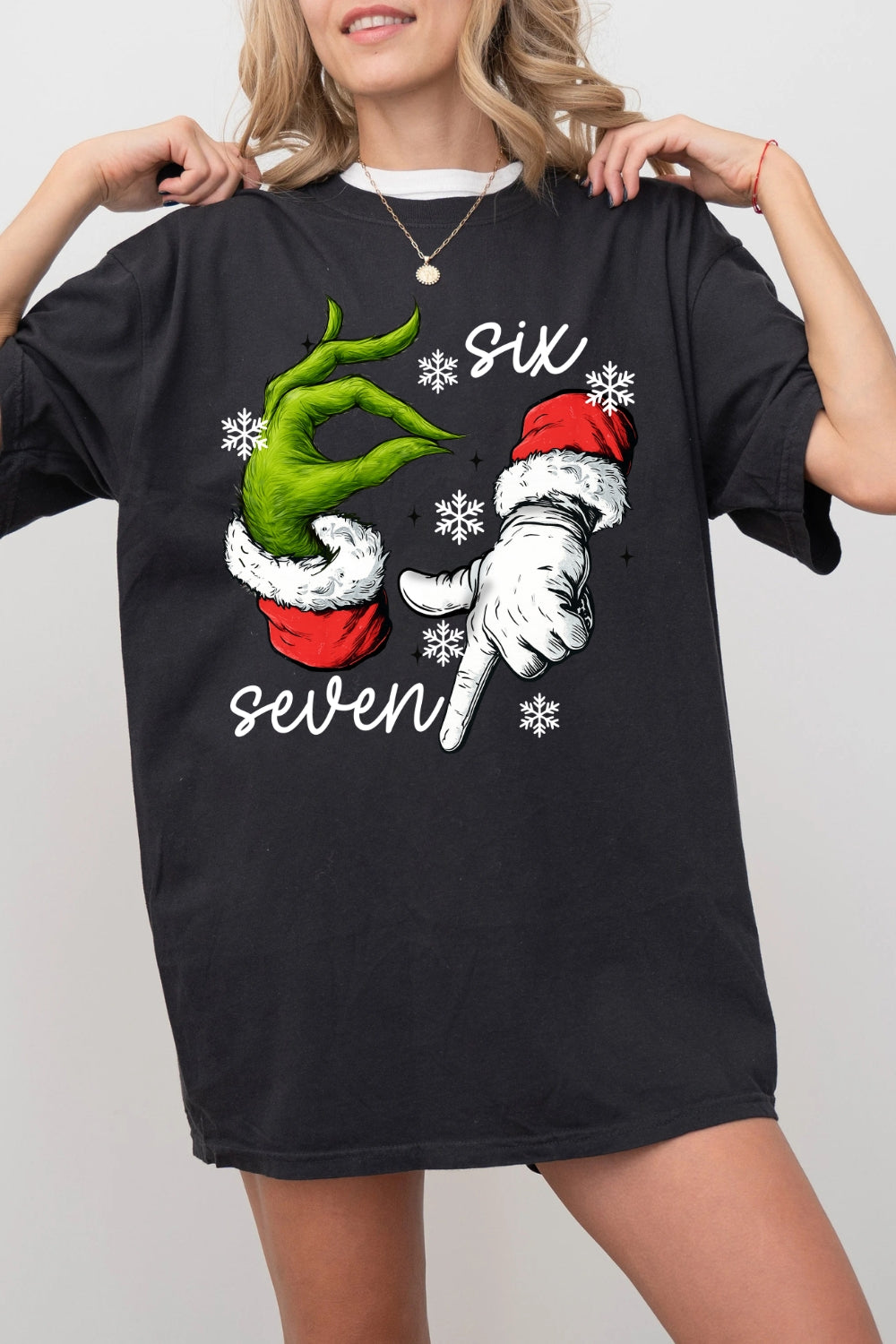 Trending Six Seven Meme Funny Christmas Tee For Women