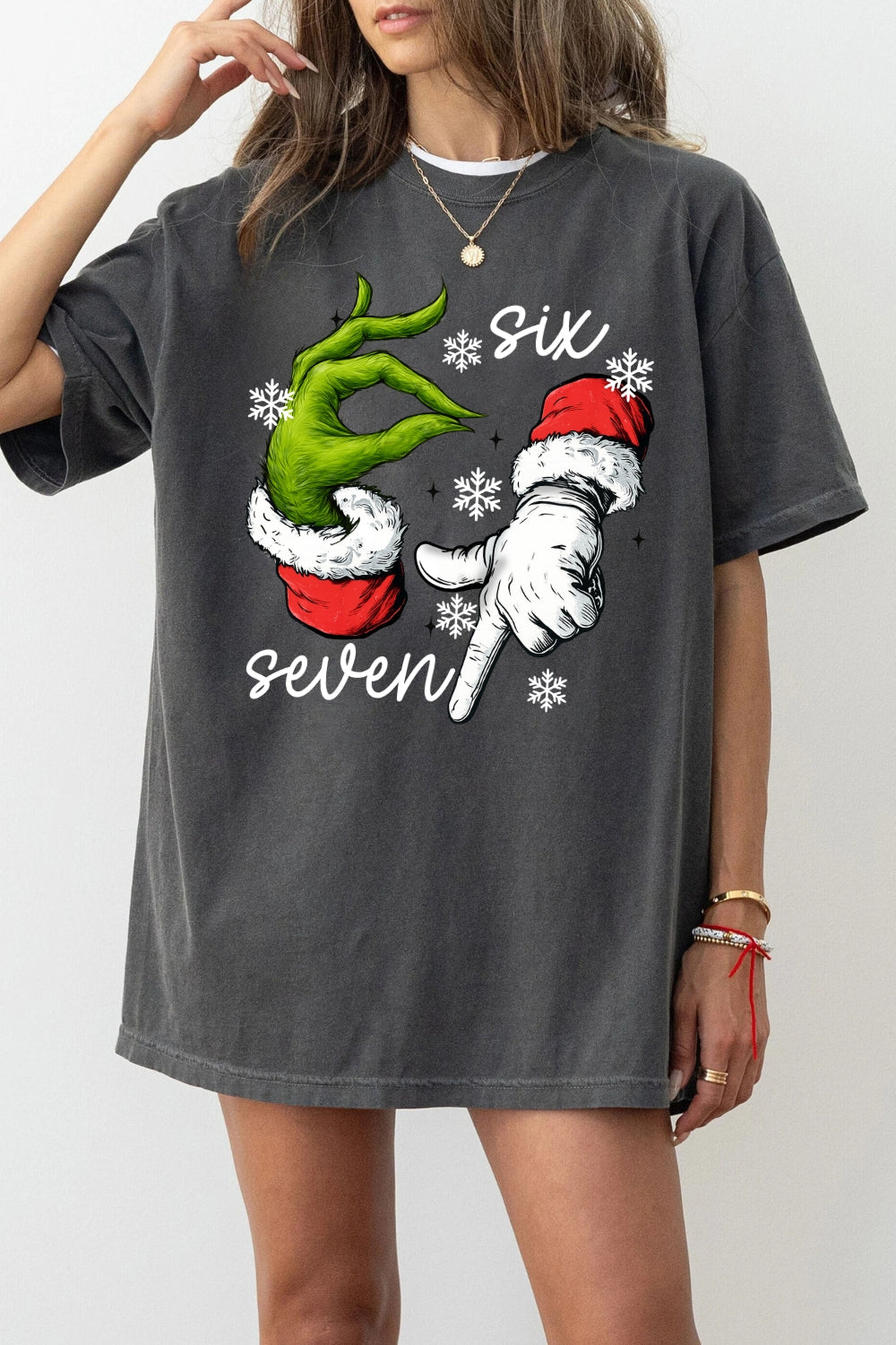 Trending Six Seven Meme Funny Christmas Tee For Women