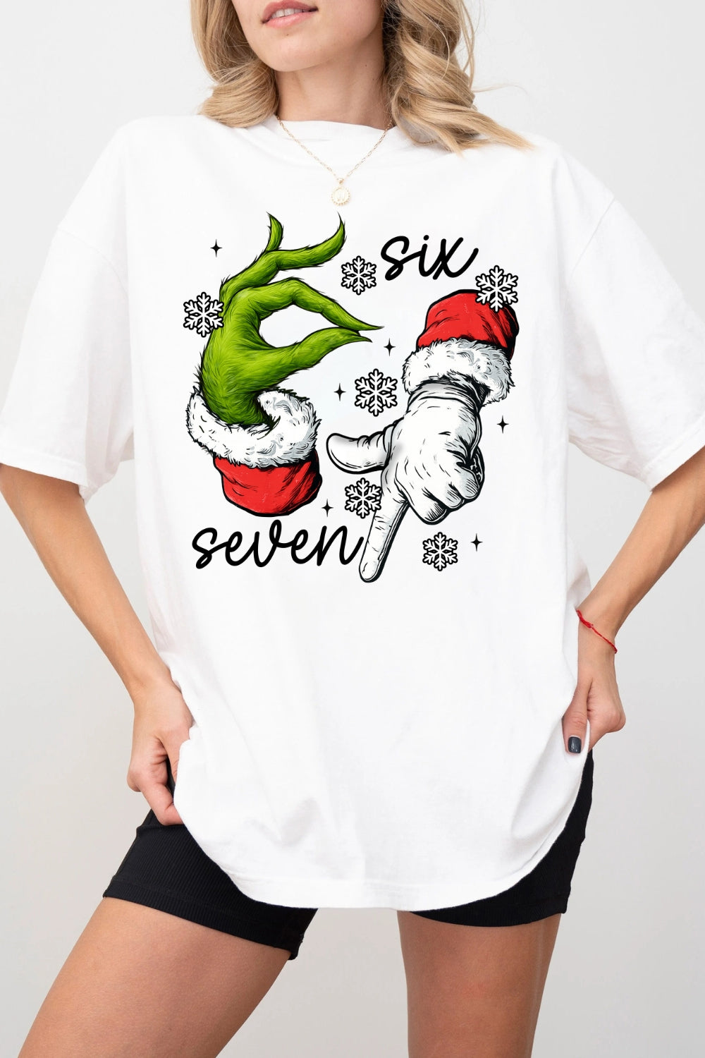 Trending Six Seven Meme Funny Christmas Tee For Women