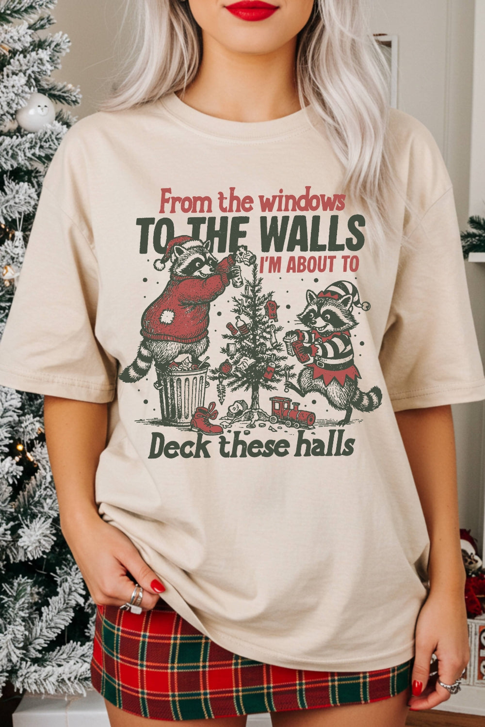 From The Windows To The Walls Raccon Tee For Women
