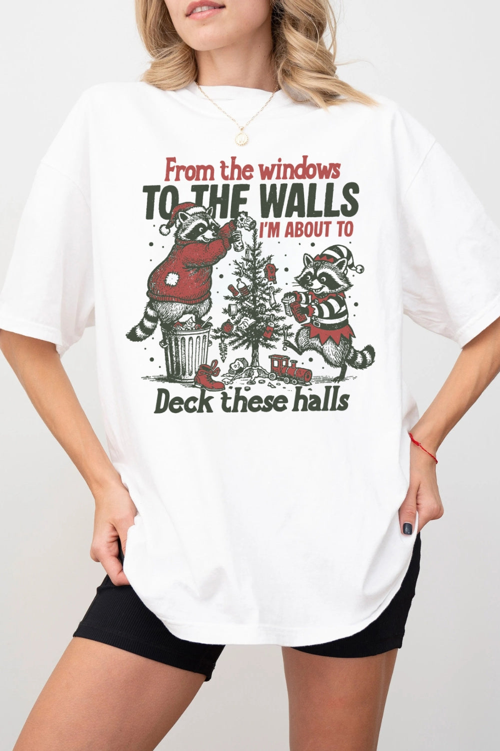 From The Windows To The Walls Raccon Tee For Women