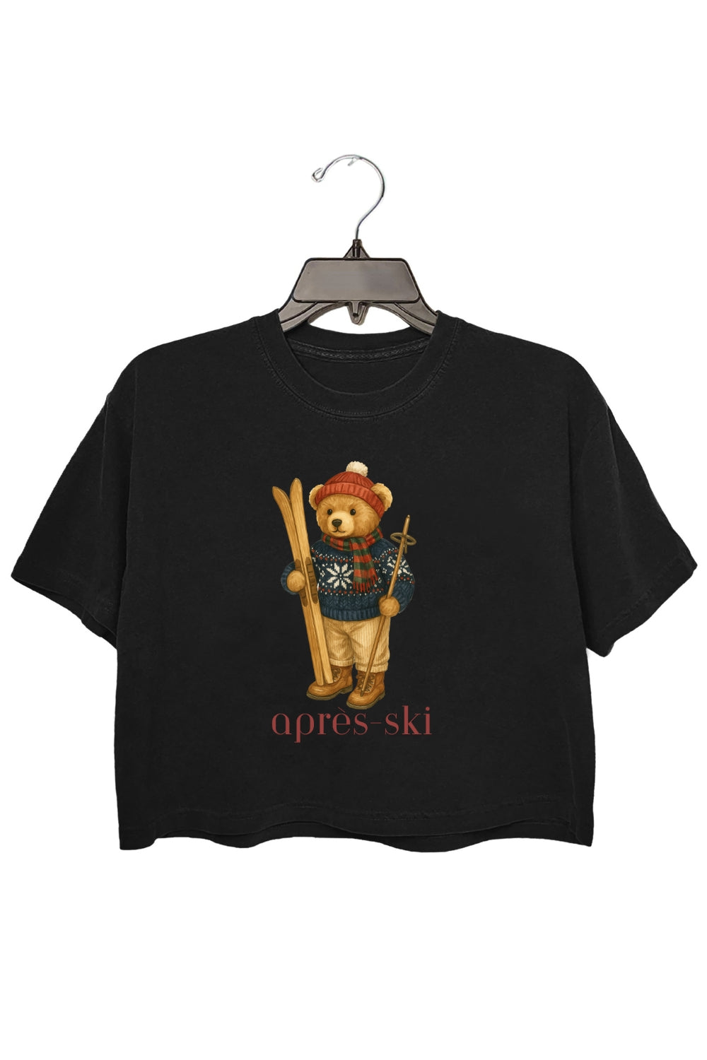 Après-Ski Bear Crop Top For Women