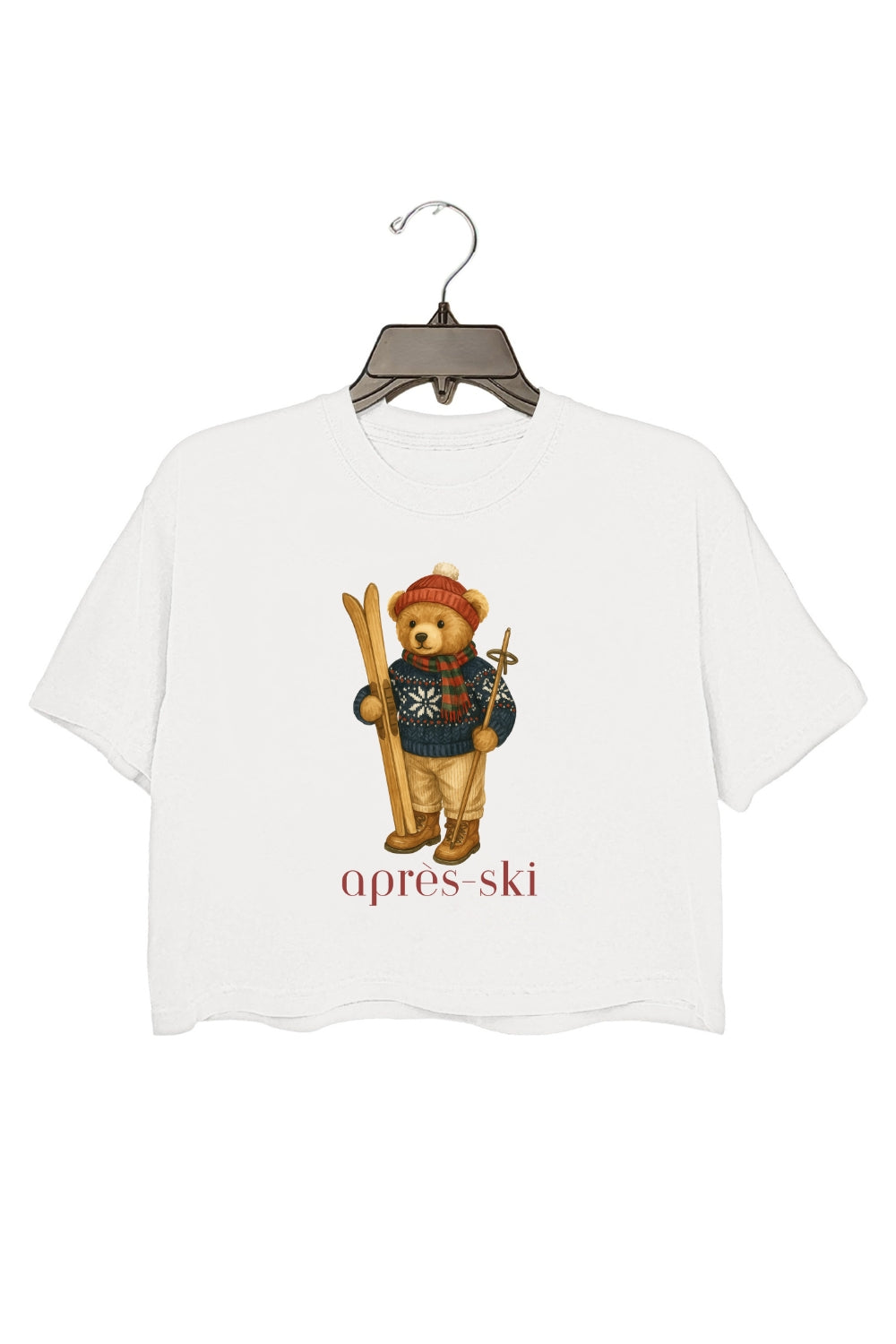 Après-Ski Bear Crop Top For Women