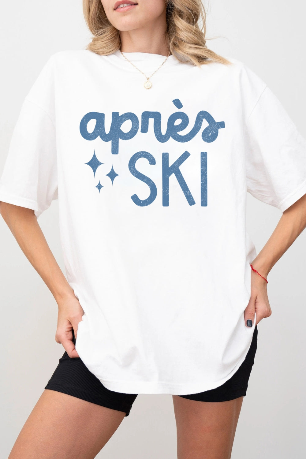 Apres Ski Winter Skiing Tee For Women