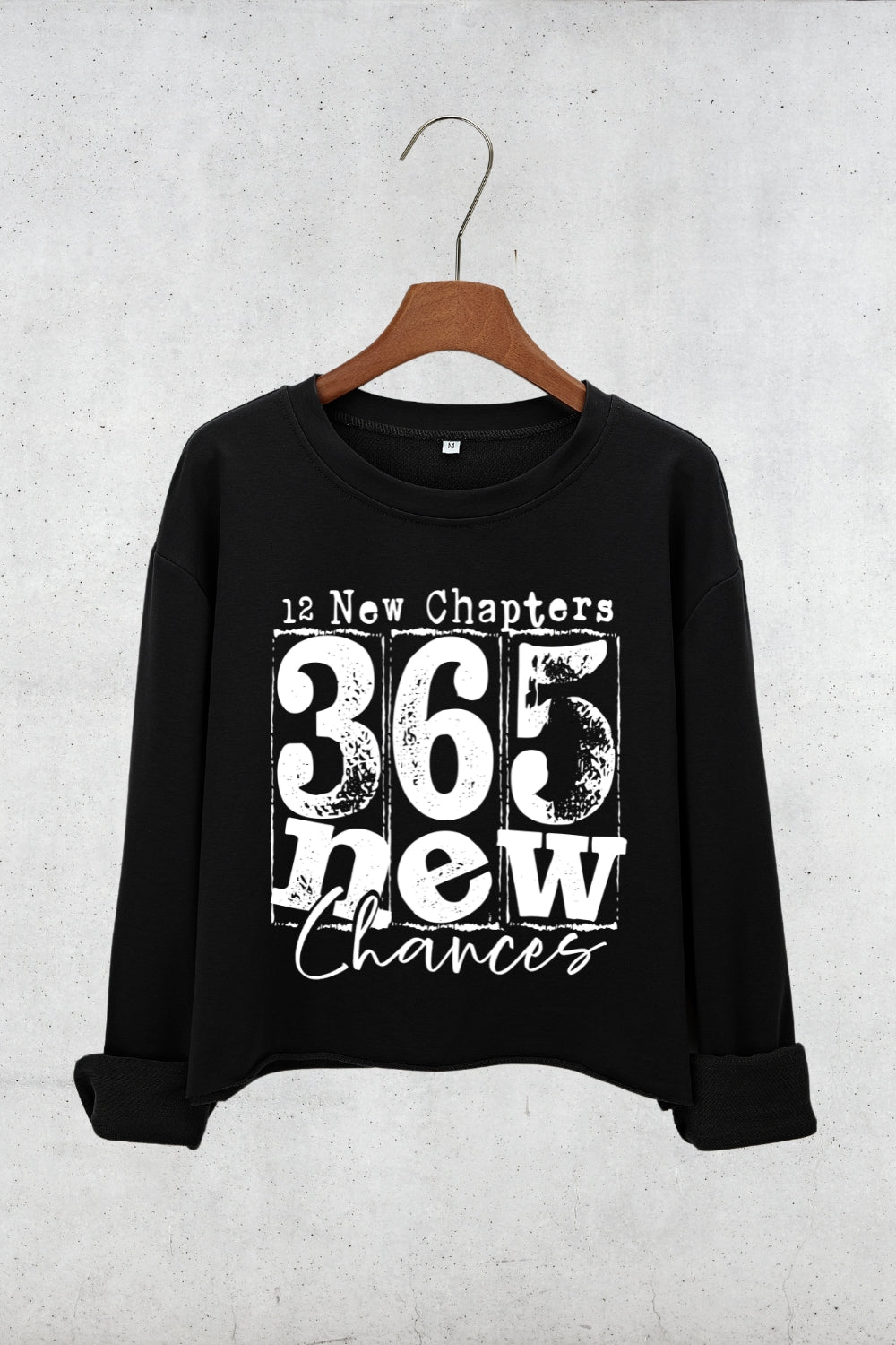 12 New Chapters 365 New Chances Crop Sweatshirt For Women
