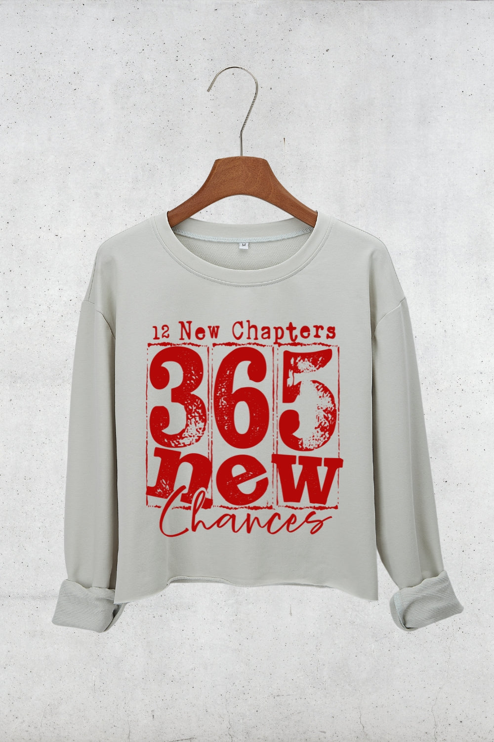 12 New Chapters 365 New Chances Crop Sweatshirt For Women