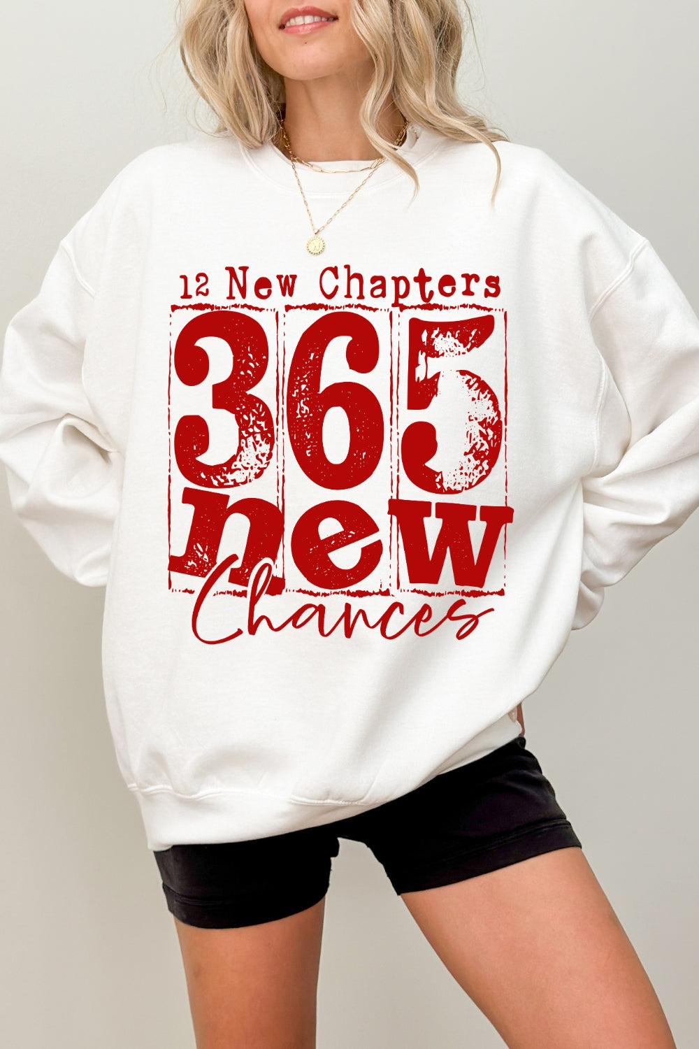 12 New Chapters 365 New Chances Sweatshirt For Women