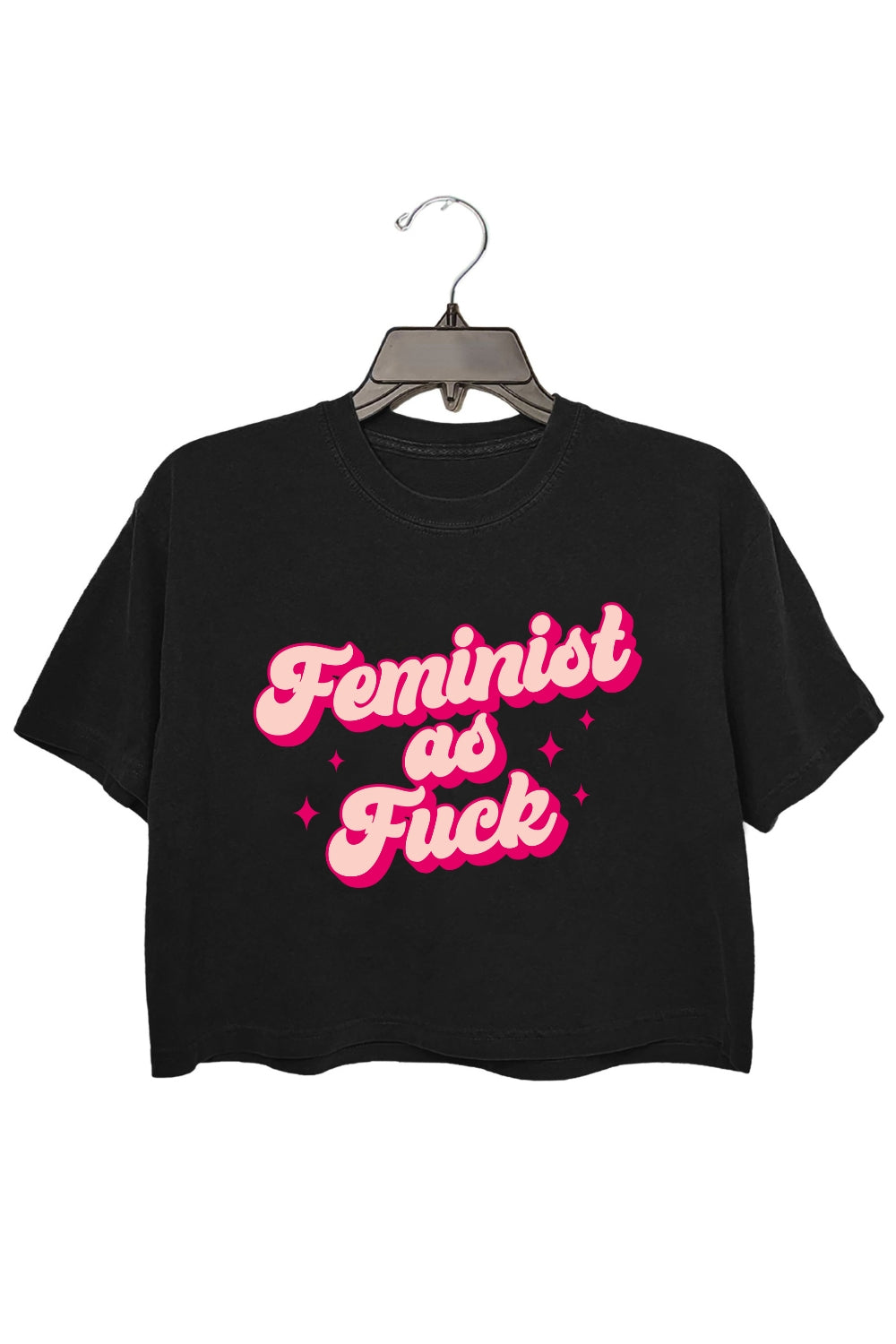 Feminist As Fuck Crop Top For Women