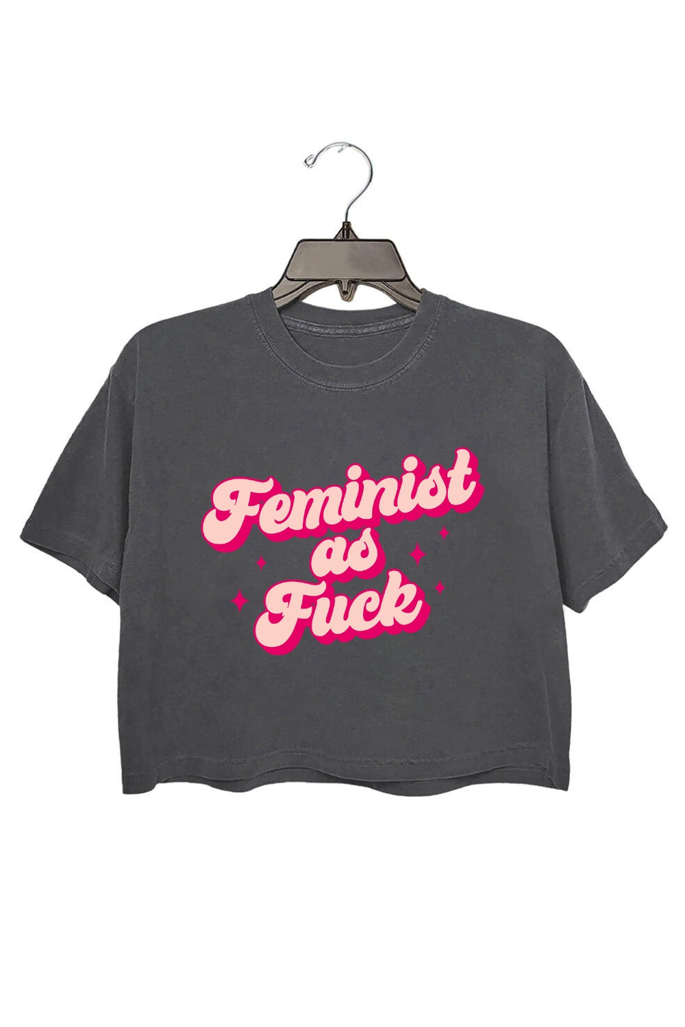 Feminist As Fuck Crop Top For Women