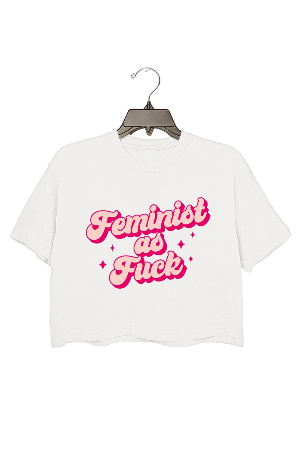 Feminist As Fuck Crop Top For Women