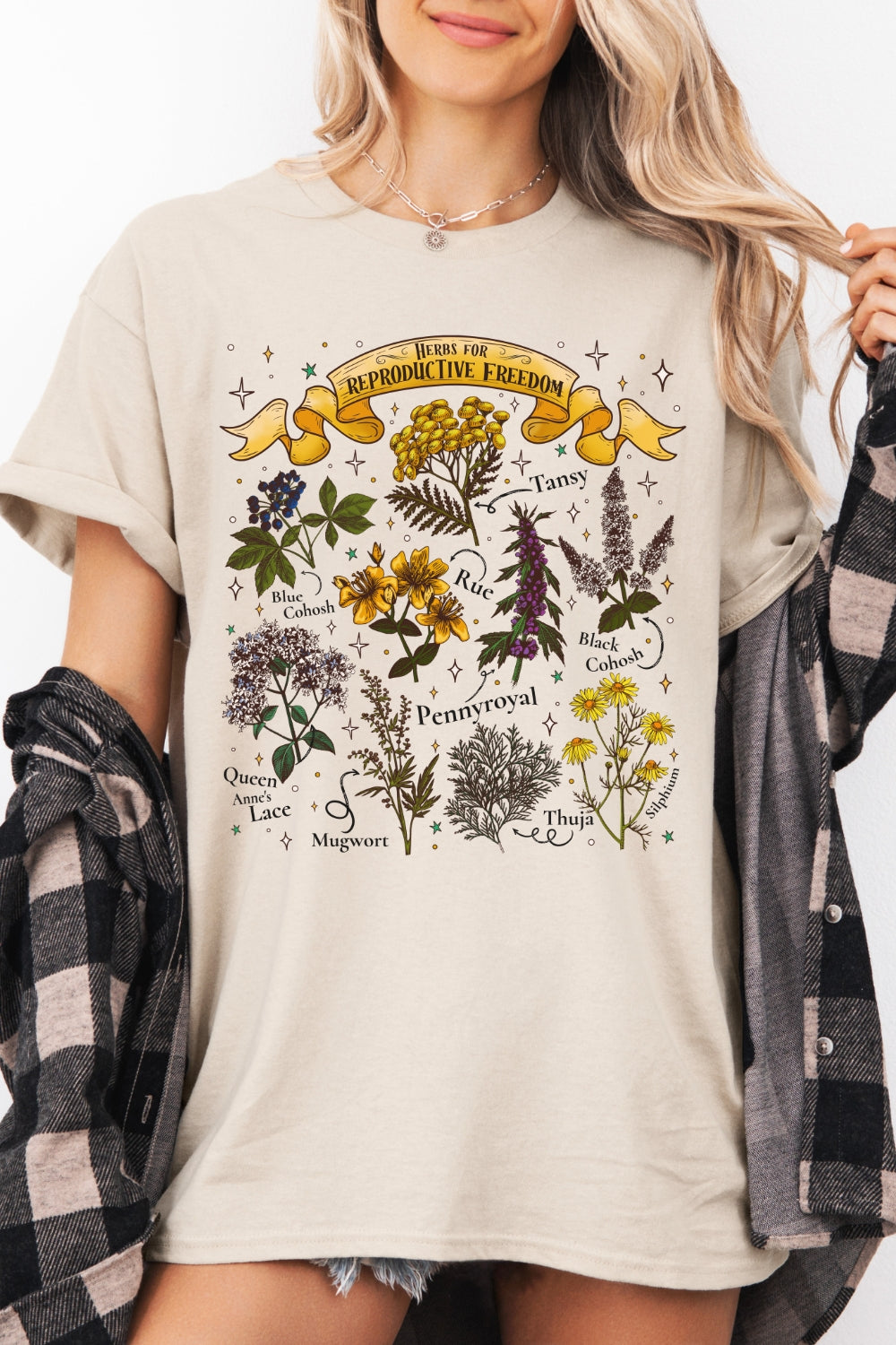 Herbs For Reproductive Freedom Feminist Tee For Women