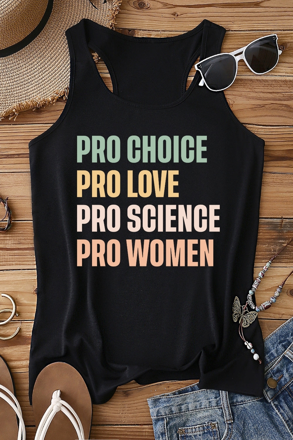 Pro Choice Pro Love Women Rights Tank Top For Women