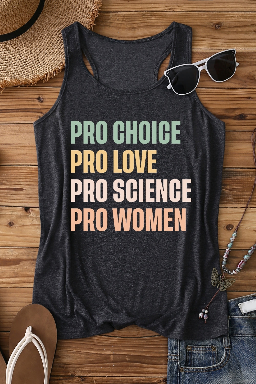 Pro Choice Pro Love Women Rights Tank Top For Women