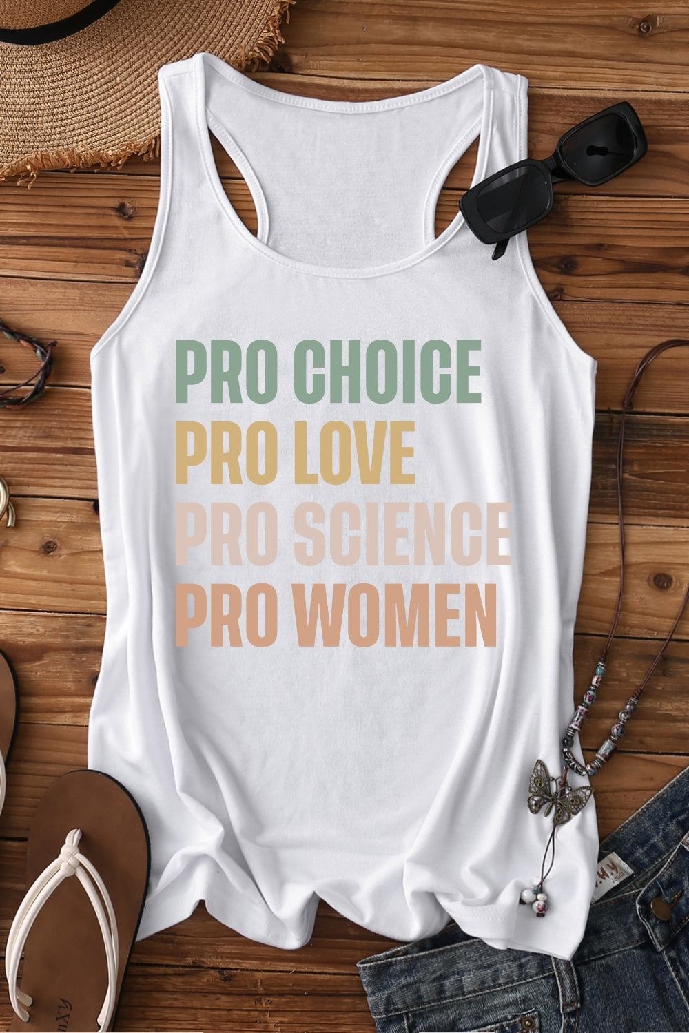 Pro Choice Pro Love Women Rights Tank Top For Women