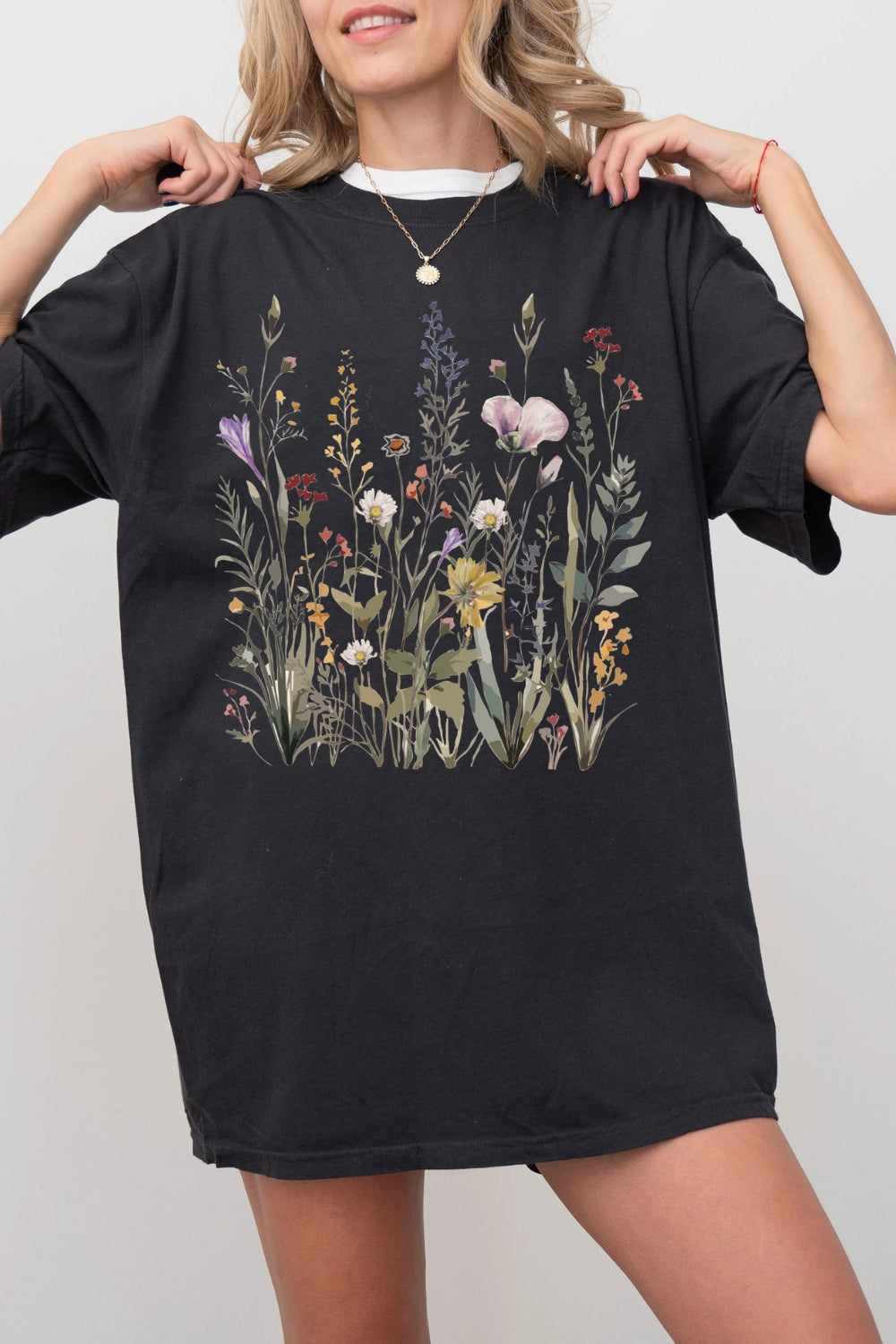 Pastel Floral Nature Garden Lover Tee For Women