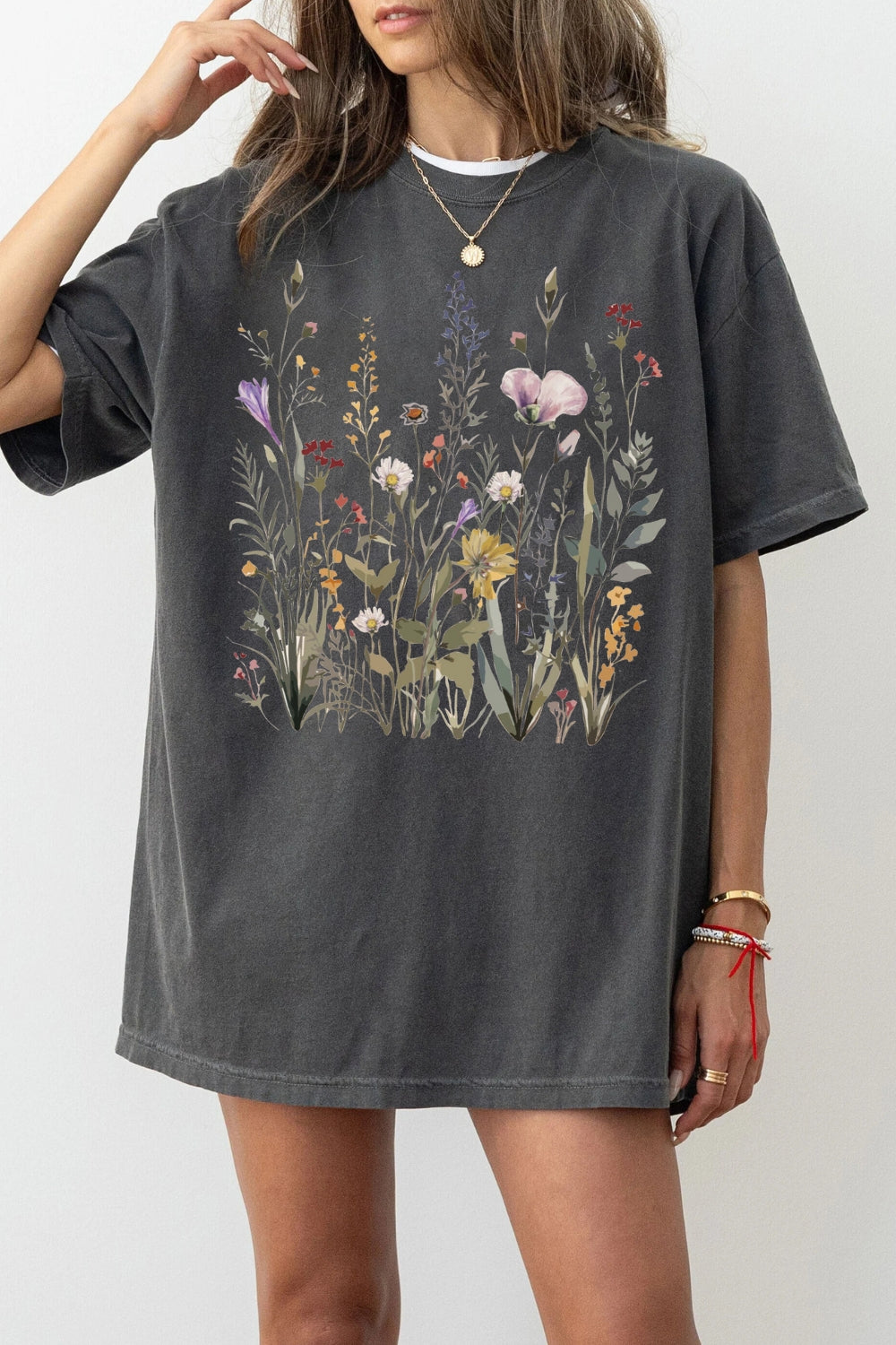 Pastel Floral Nature Garden Lover Tee For Women
