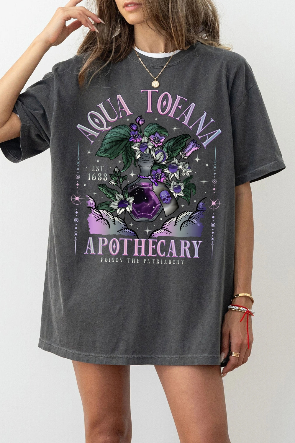 Aqua Tofana Apothecary Destroy The Patriarchy Tee For Women