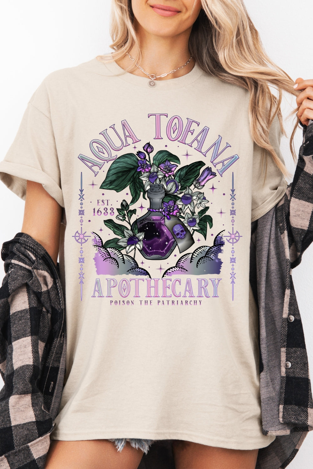 Aqua Tofana Apothecary Destroy The Patriarchy Tee For Women