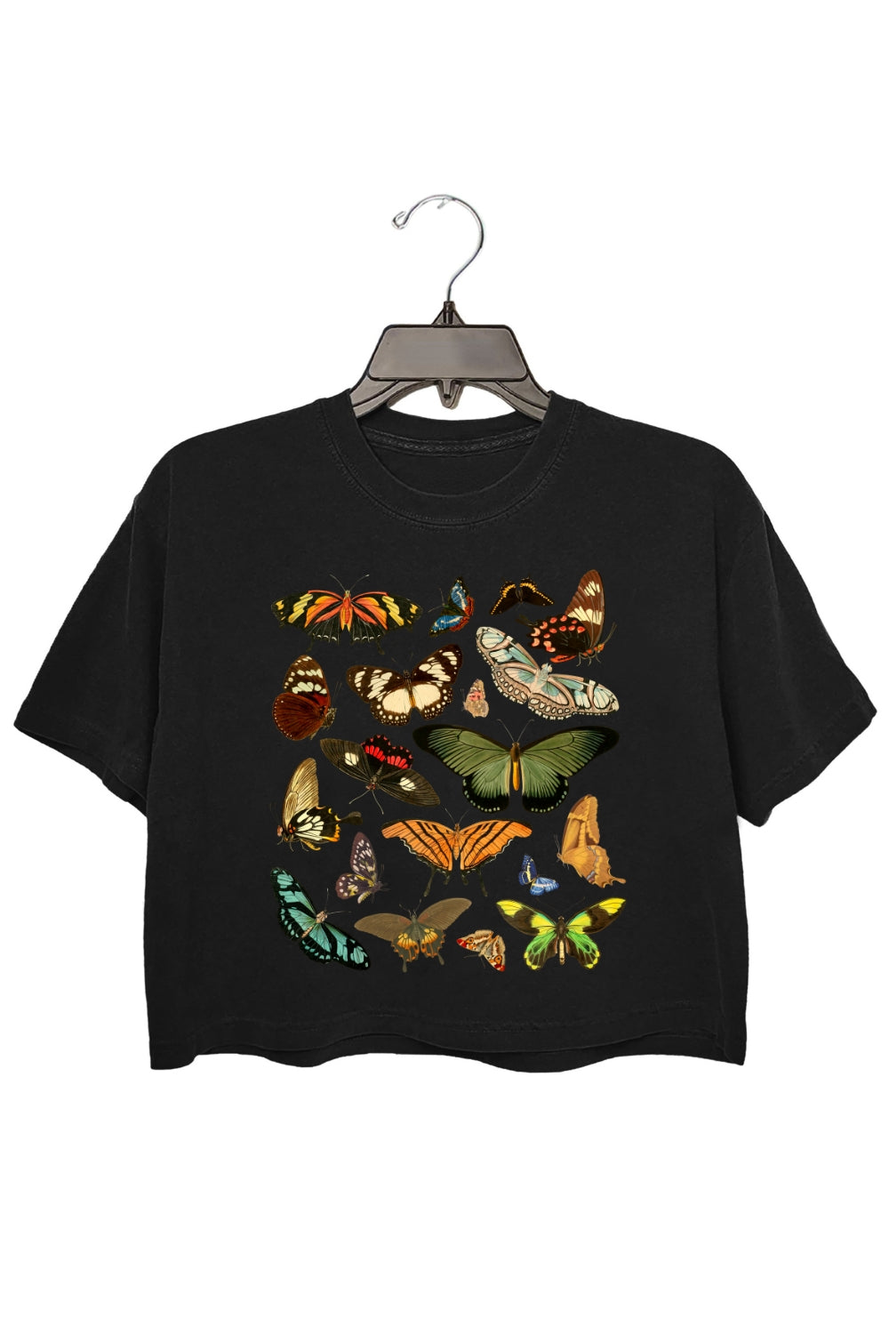 Butterfly Aesthetic Nature Lover Crop Top For Women