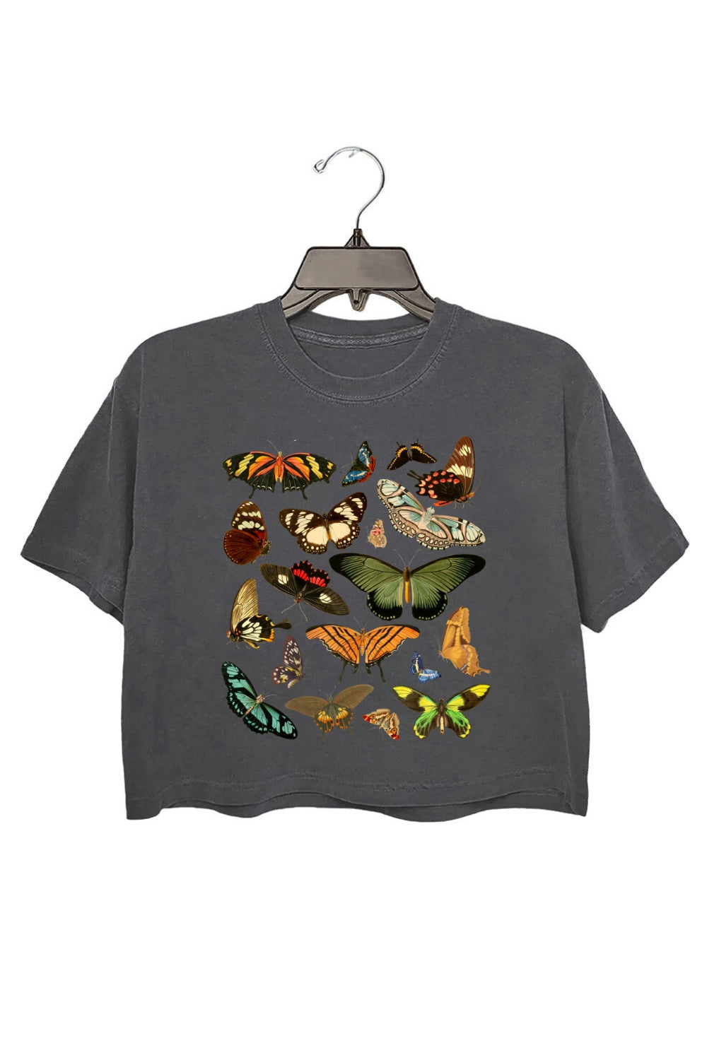 Butterfly Aesthetic Nature Lover Crop Top For Women