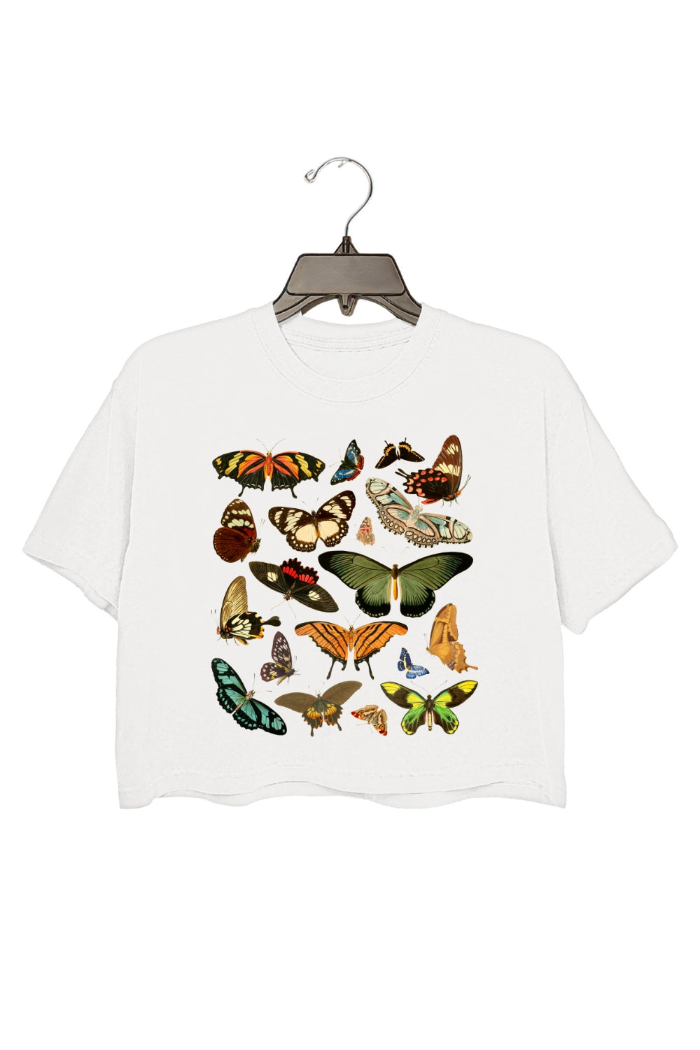 Butterfly Aesthetic Nature Lover Crop Top For Women