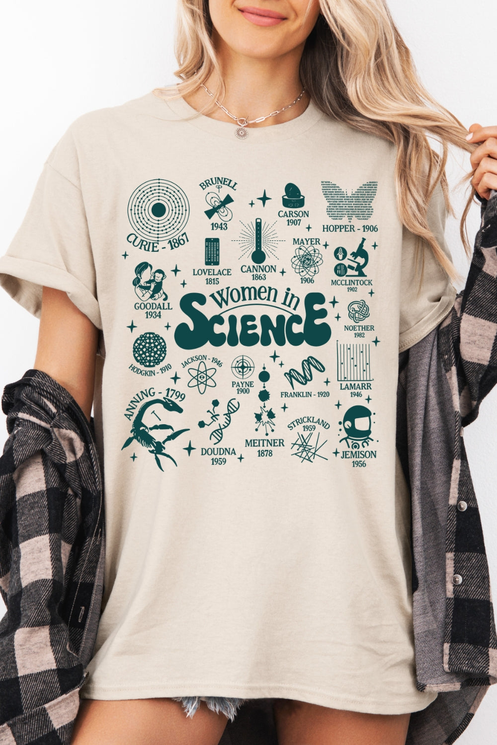 Women In Science Feminism Tee For Women