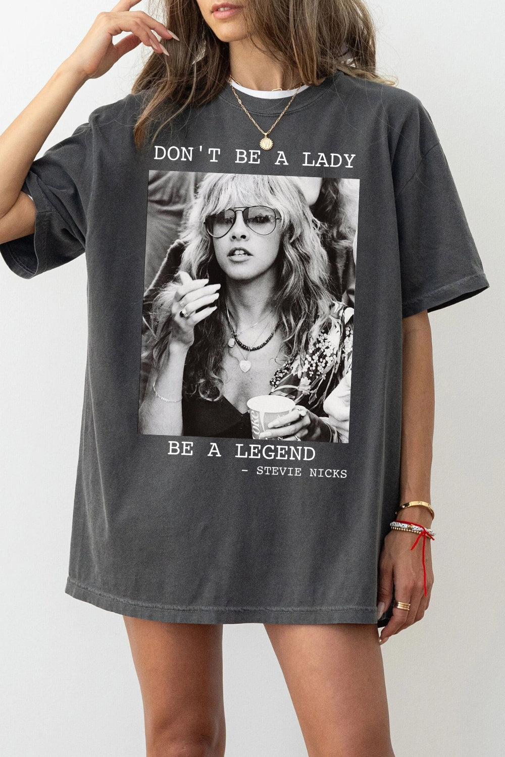 Don't Be A Lady Be A Legend Fleetwood Mac Tee For Women