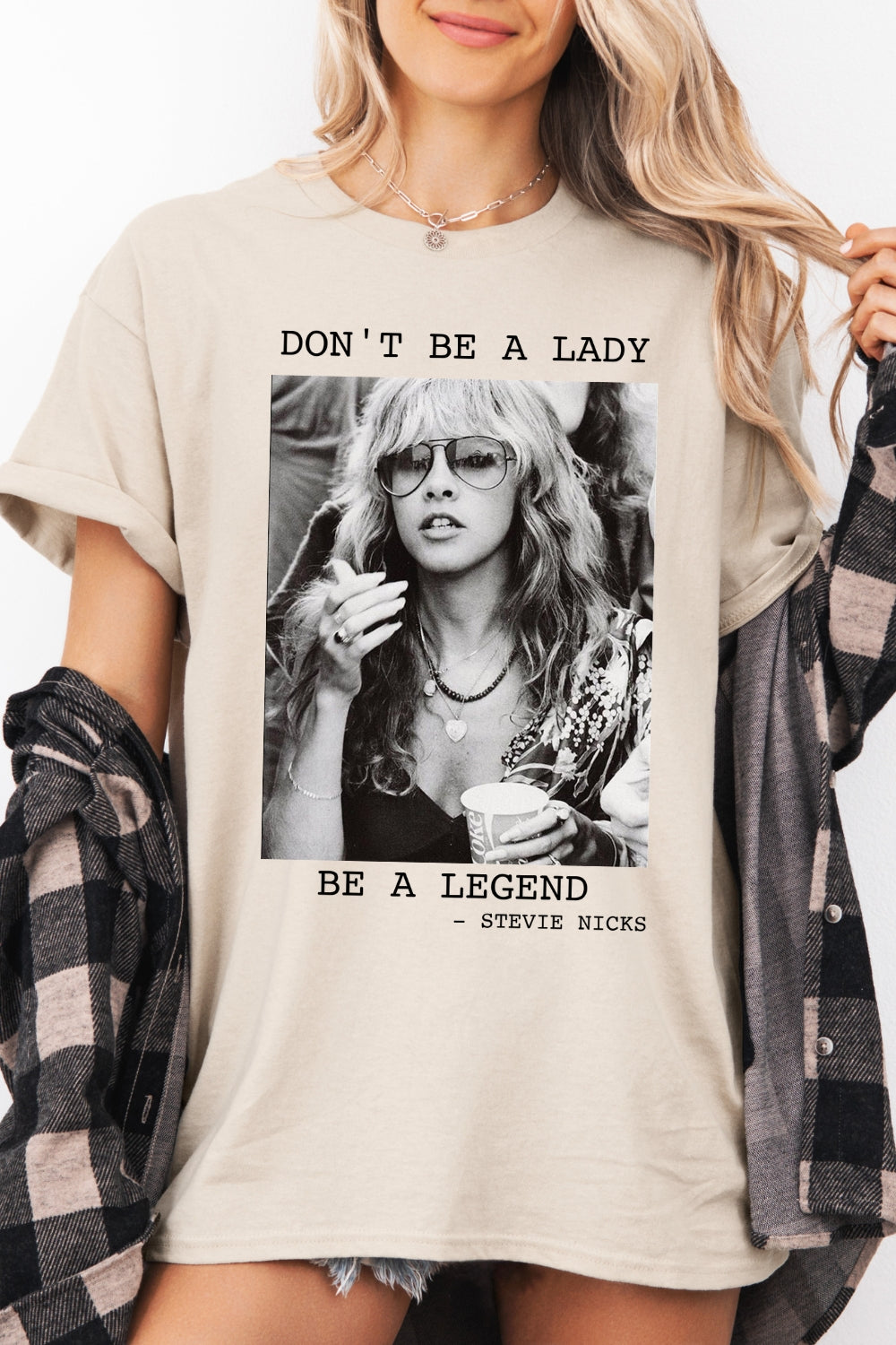 Don't Be A Lady Be A Legend Fleetwood Mac Tee For Women