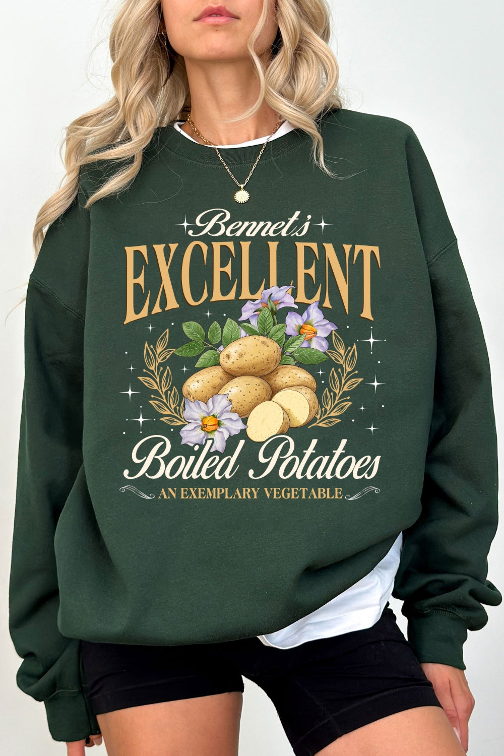 Excellent Boiled Potatoes Funny Sweatshirt For Women