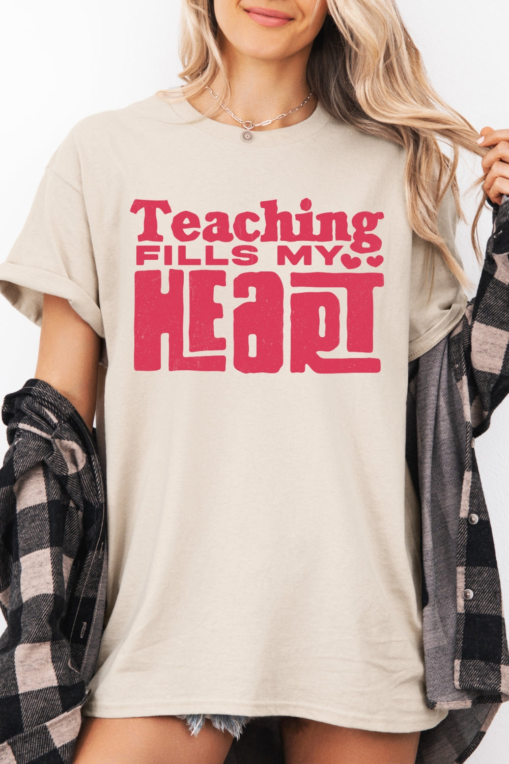 Teaching Fills My Heart Tee For Women