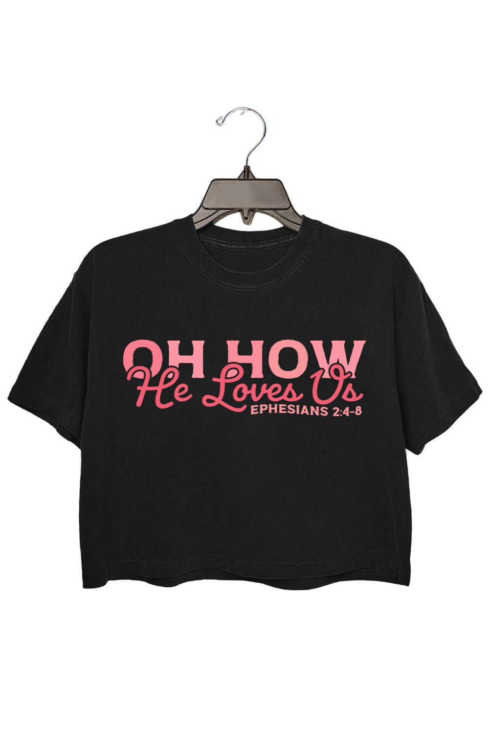 Oh How He Loves Us Crop Top For Women